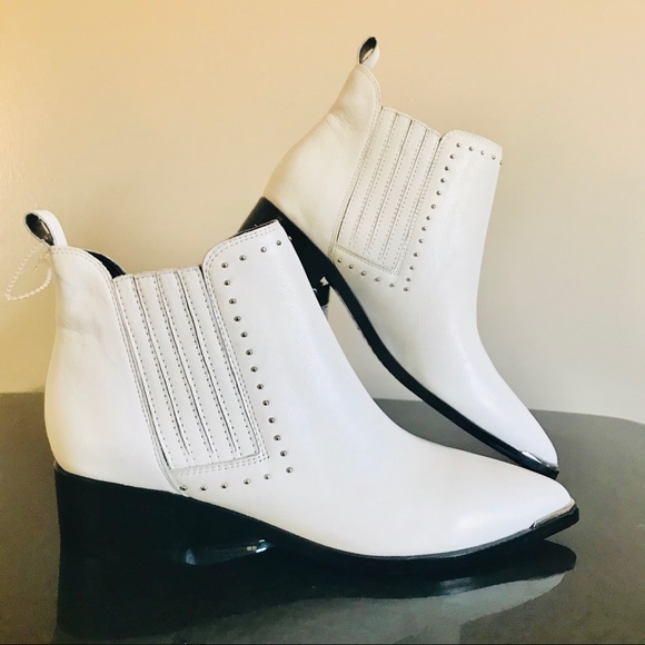Marc Fisher Shoes - NWOT MARC FISHER LTD Yami White Leather Booties